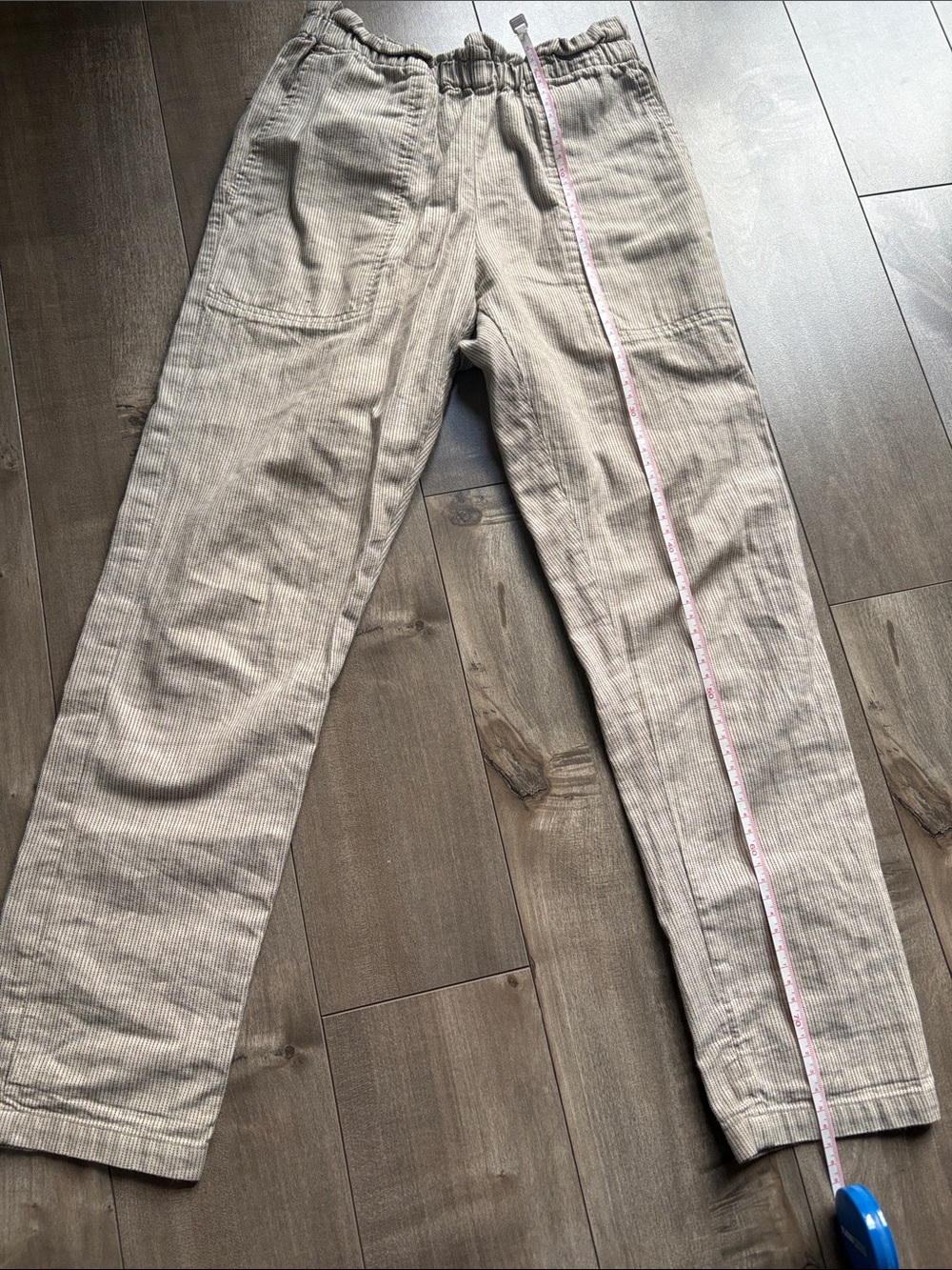 Bonpoint Kids Lightweight Corduroy Pull-On Pants in Beige